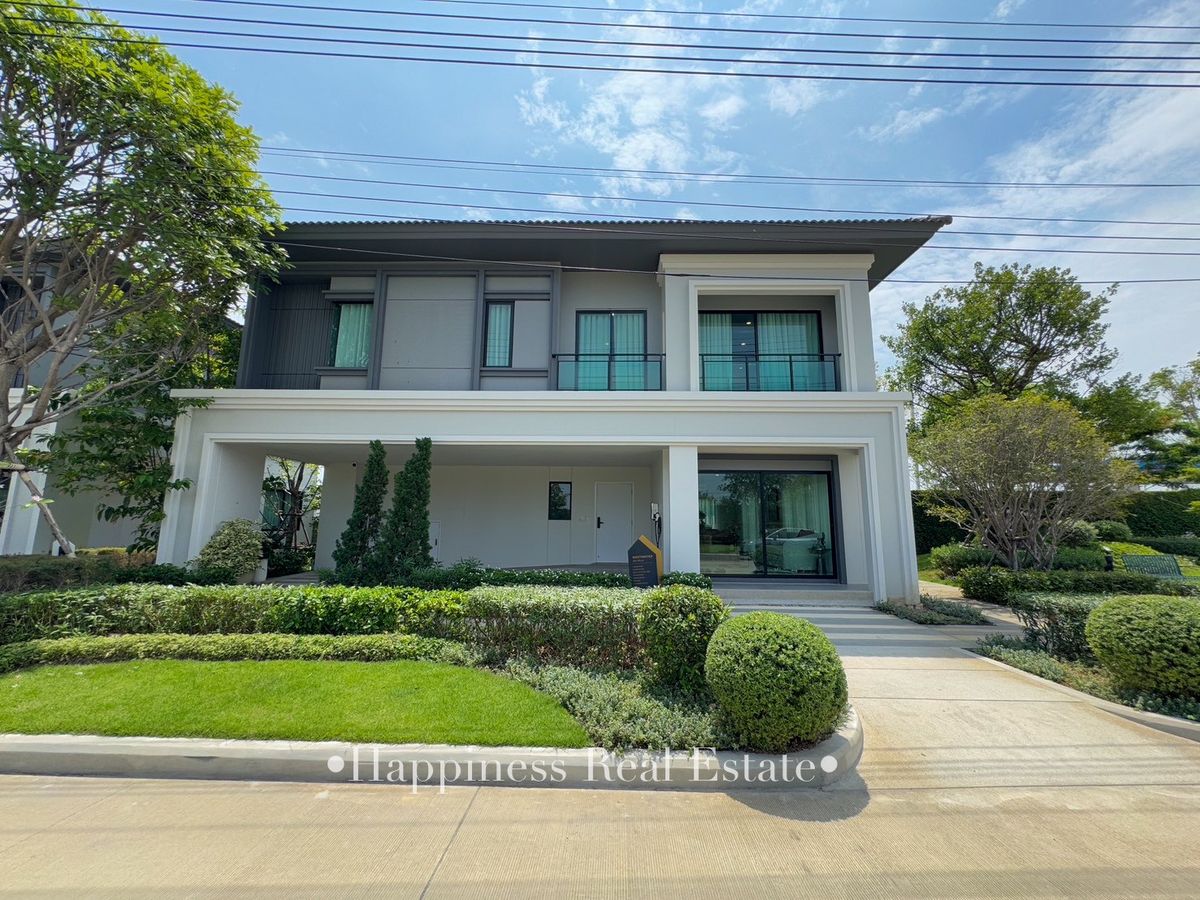 ขายบ้านบางนา แบริ่ง ลาซาล : 🤍🌿 บ้านเดี่ยวตกแต่งพร้อมอยู่  ทำเลบางนา-ศรีวารี ✨✈️ เพียง 𝟐𝟎 นาที ถึงสนามบินสุวรรณภูมิ