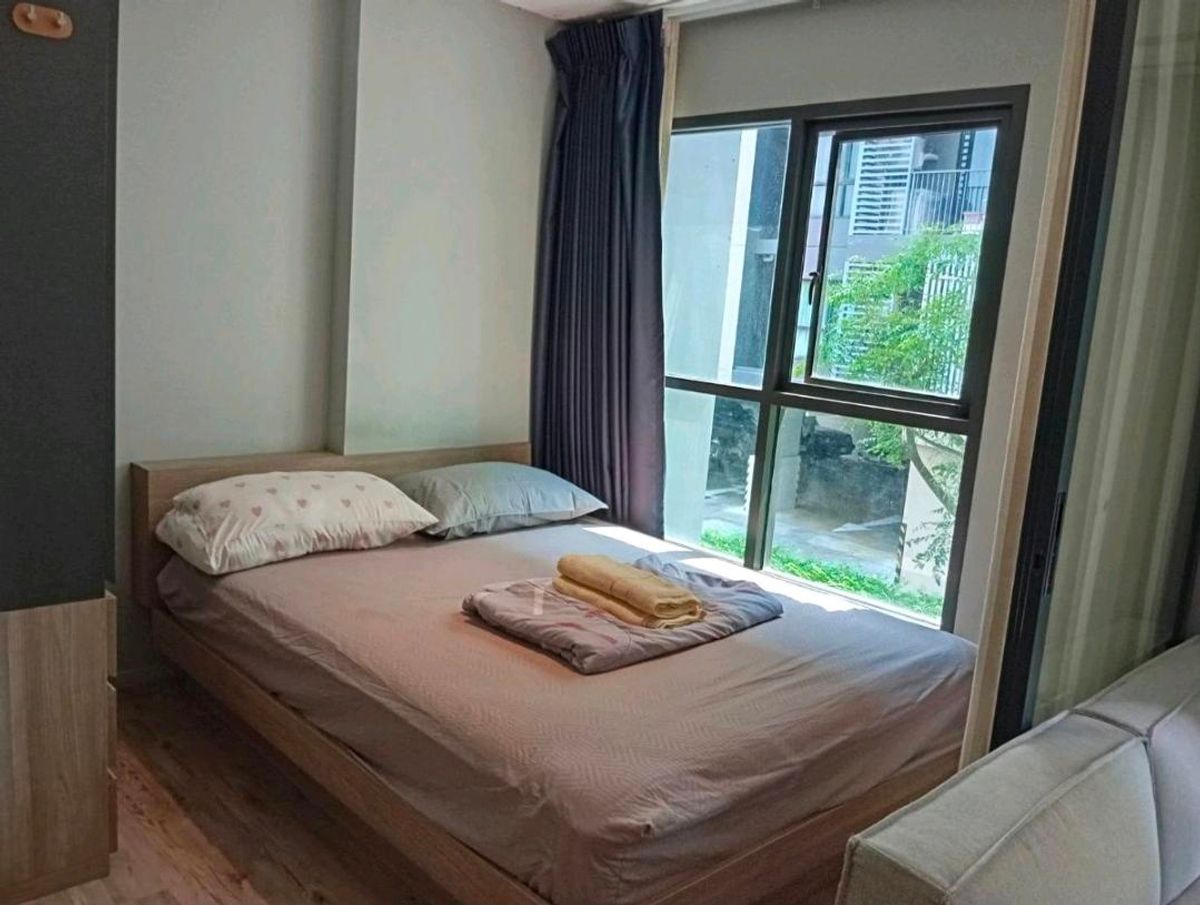 For RentCondoBangna, Bearing, Lasalle : ASPEN LAO SAL condo for rent, beautiful room with complete furniture electrical appliances