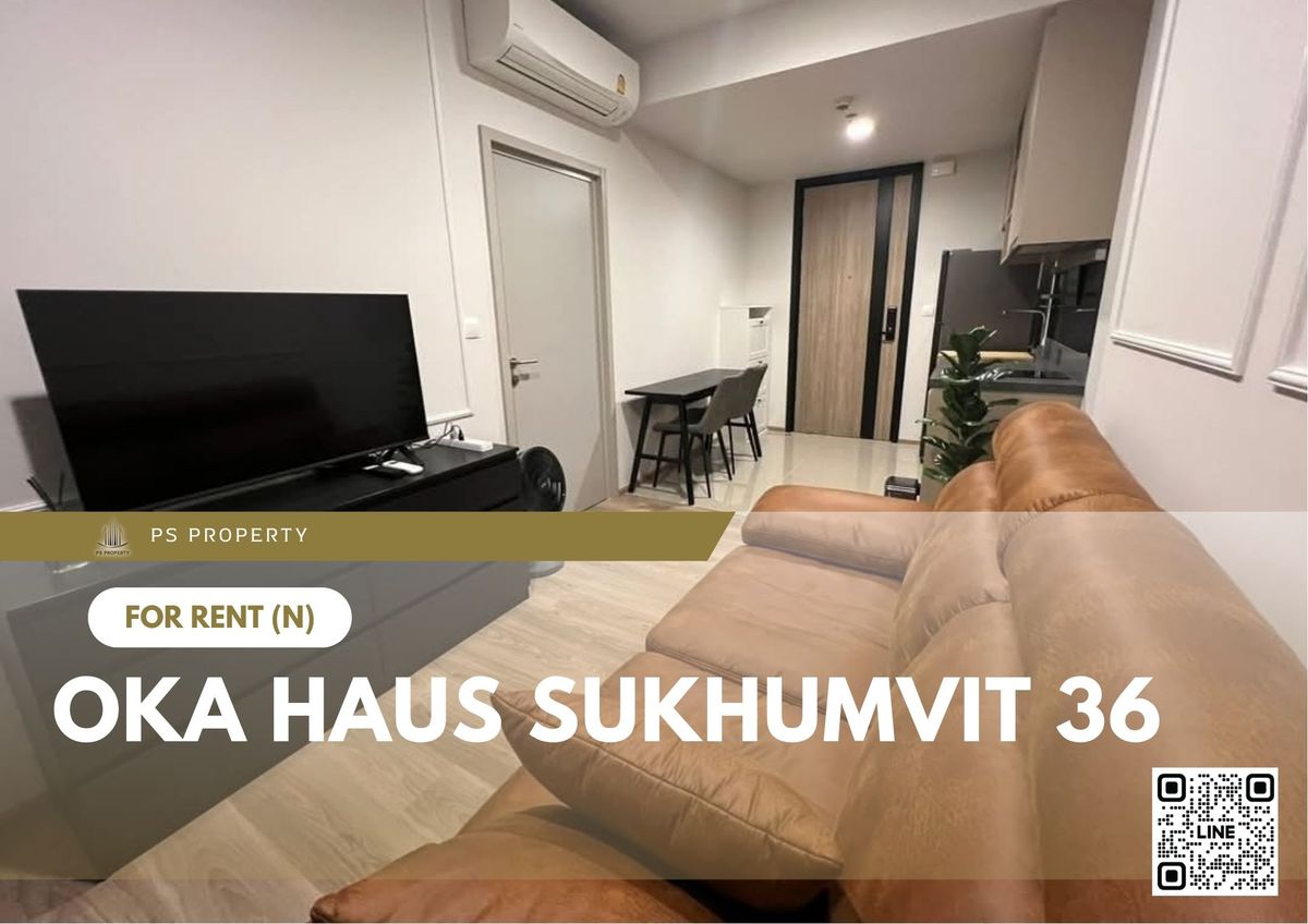 For RentCondoSukhumvit, Asoke, Thonglor : For rent ✨ OKA HAUS Sukhumvit 36 ​​✨ Beautiful room, fully furnished, appliances, near BTS Thonglor