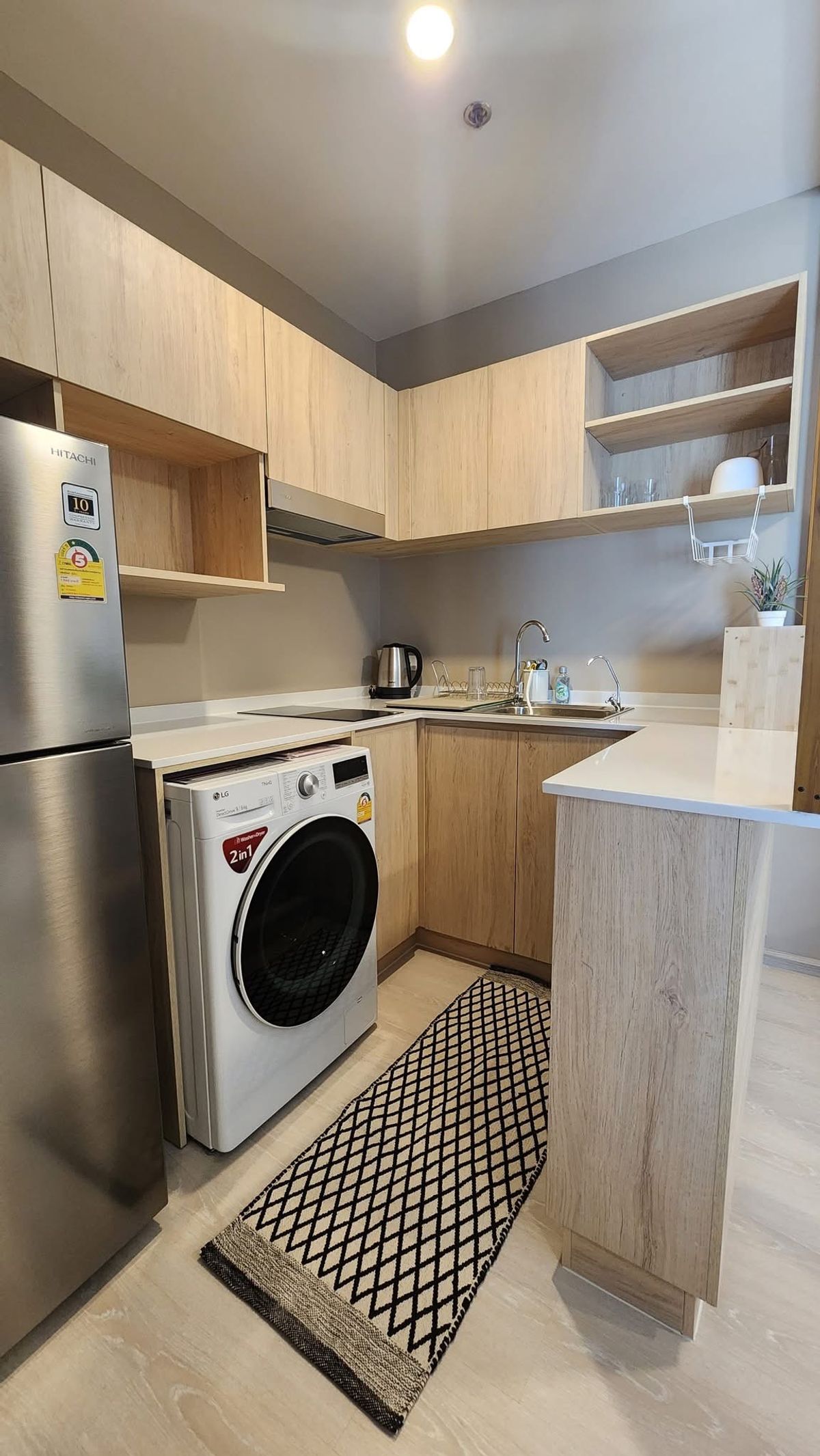 For RentCondoPattanakan, Srinakarin : For rent 📍 Nue Noble Srinakarin - Lasalle 📍 Fully furnished and equipped, near MRT Sri Lasalle