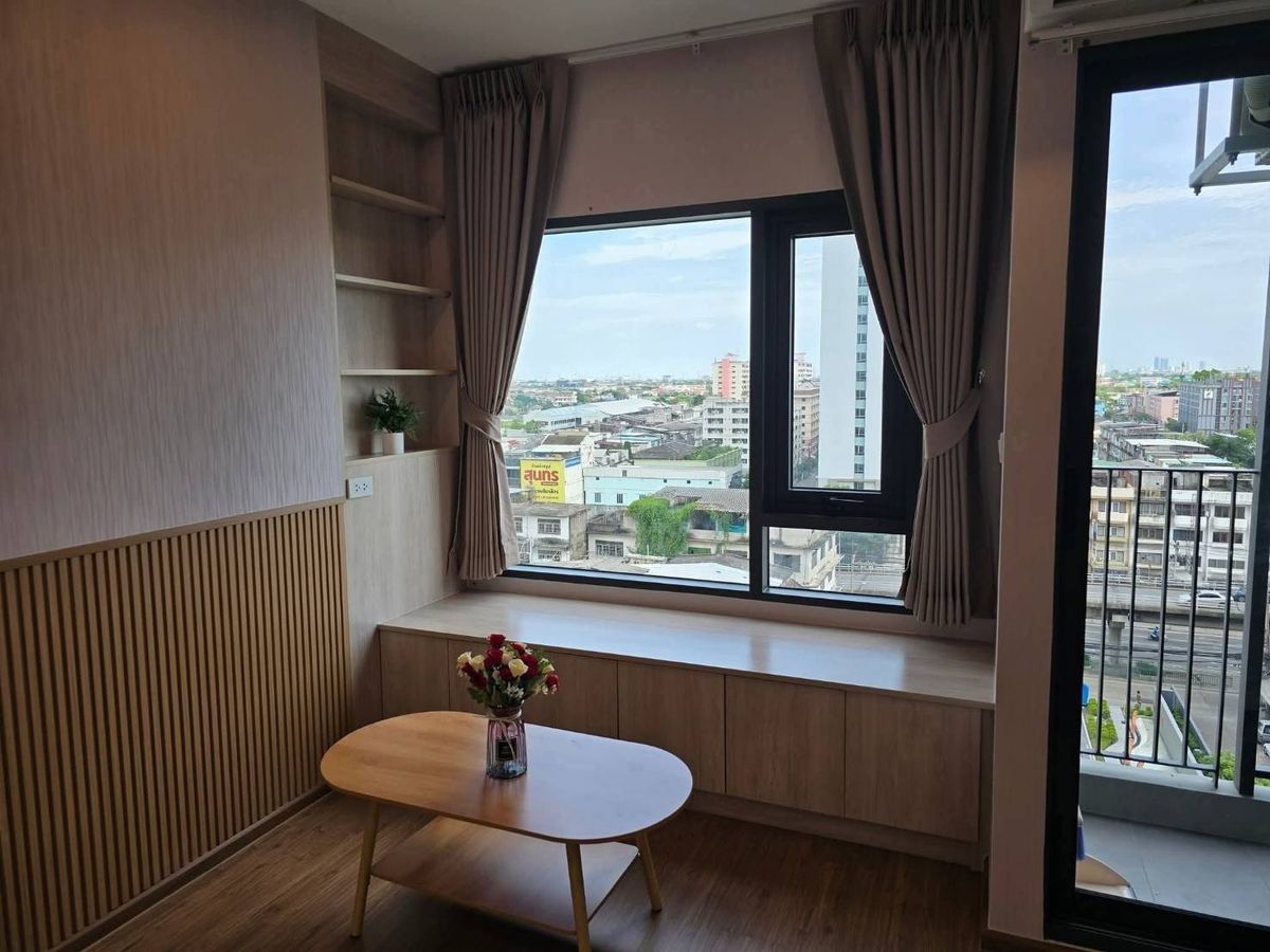 For RentCondoRamkhamhaeng, Hua Mak : For rent ✨ The Livin Ramkhamhaeng ✨ near MRT Interchange Lamsalee, fully furnished and equipped with appliances