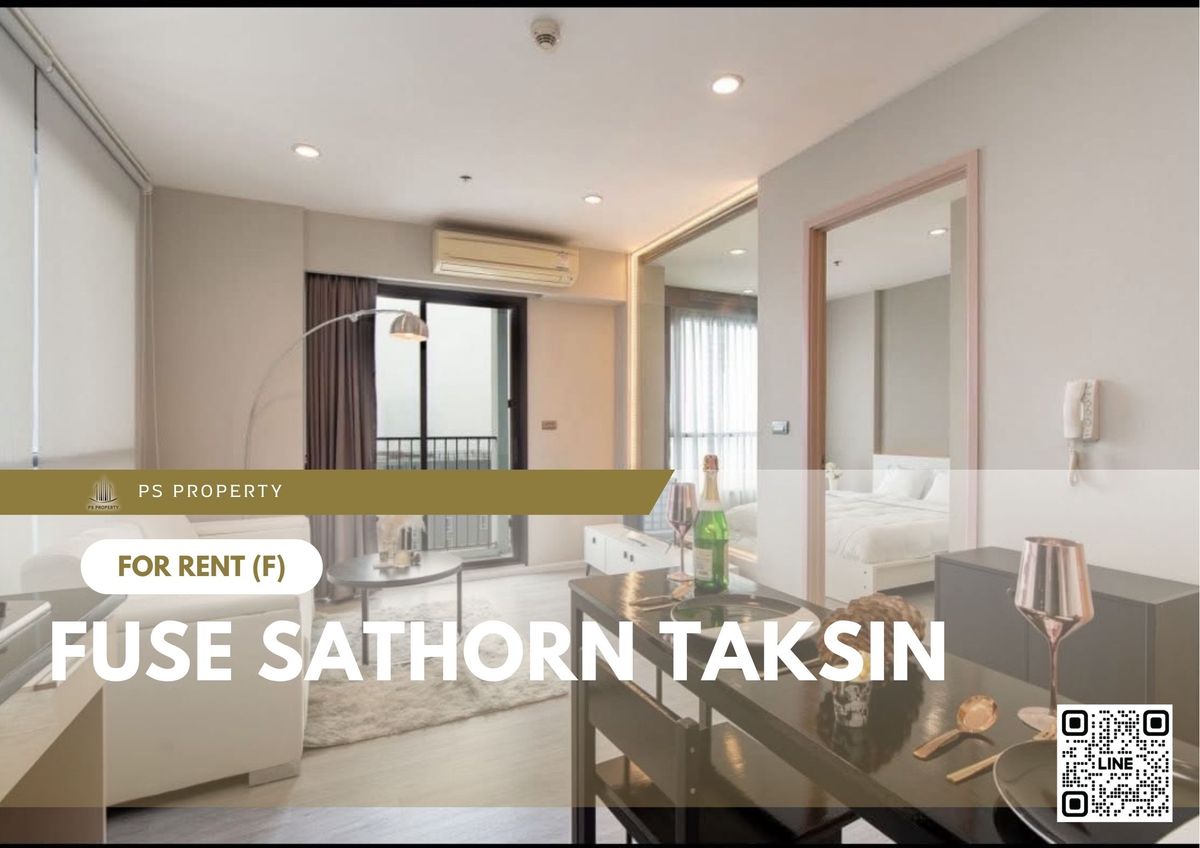 ให้เช่าคอนโดวงเวียนใหญ่ เจริญนคร : ให้เช่า ✨ Fuse Sathorn Taksin ✨ เฟอร์นิเจอร์ และ เครื่องใช้ไฟฟ้าครบ ใกล้ BTS วงเวียนใหญ่
