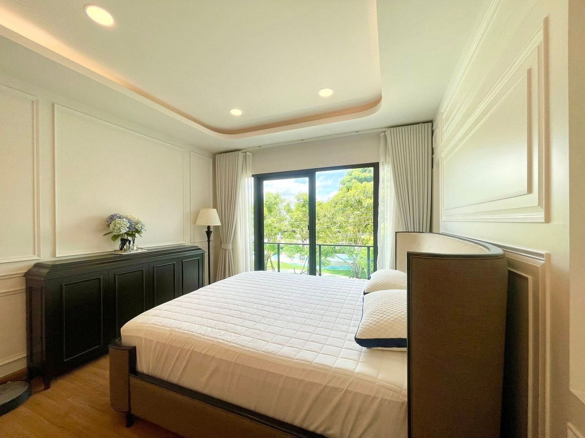 For RentHouseBangna, Bearing, Lasalle : K-6556 for rent! Centro detached house, Bangna, ready to decorate the Style Modern Luxury near Mega Bangna.