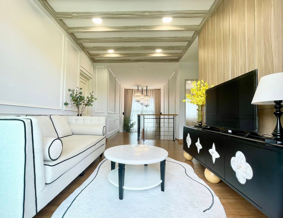 For RentHouseBangna, Bearing, Lasalle : K-6556 for rent! Centro detached house, Bangna, ready to decorate the Style Modern Luxury near Mega Bangna.