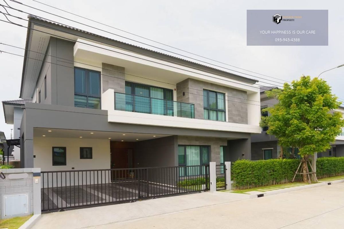 For SaleHouseBangna, Bearing, Lasalle : The City Bangna | Detached house is ready to stay under the front of the house. Near Mega Bangna #2025100112143