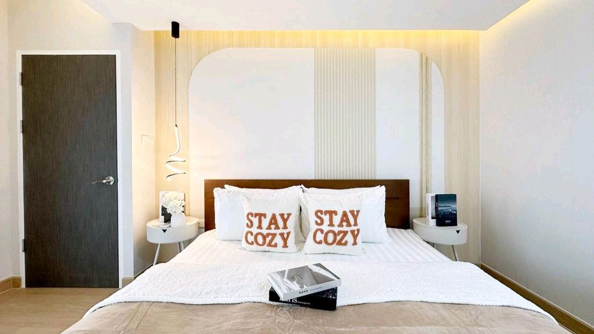 For SaleCondoRatchadapisek, Huaikwang, Suttisan : 💥 Located in a condo but comfortable like a house! Large central room 🚅MRT Huai Khwang just reach 📌 Project: Supalai City Resort-Huai City Resort Ratchada-Huaykwang 🌳