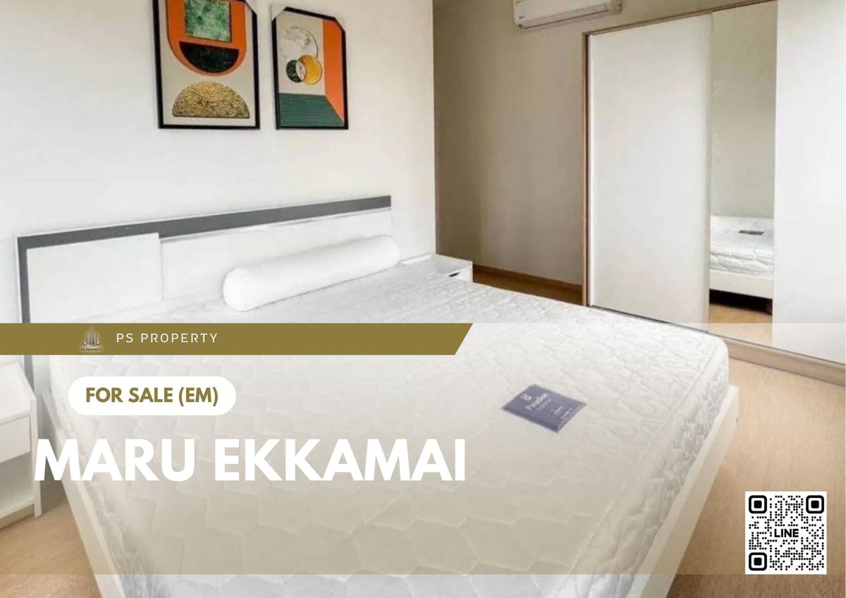 For SaleCondoSukhumvit, Asoke, Thonglor : Urgent sale 📍 MARU EKKAMAI 📍 2 bedrooms, condo in the heart of Ekkamai, pets allowed, near BTS Ekkamai