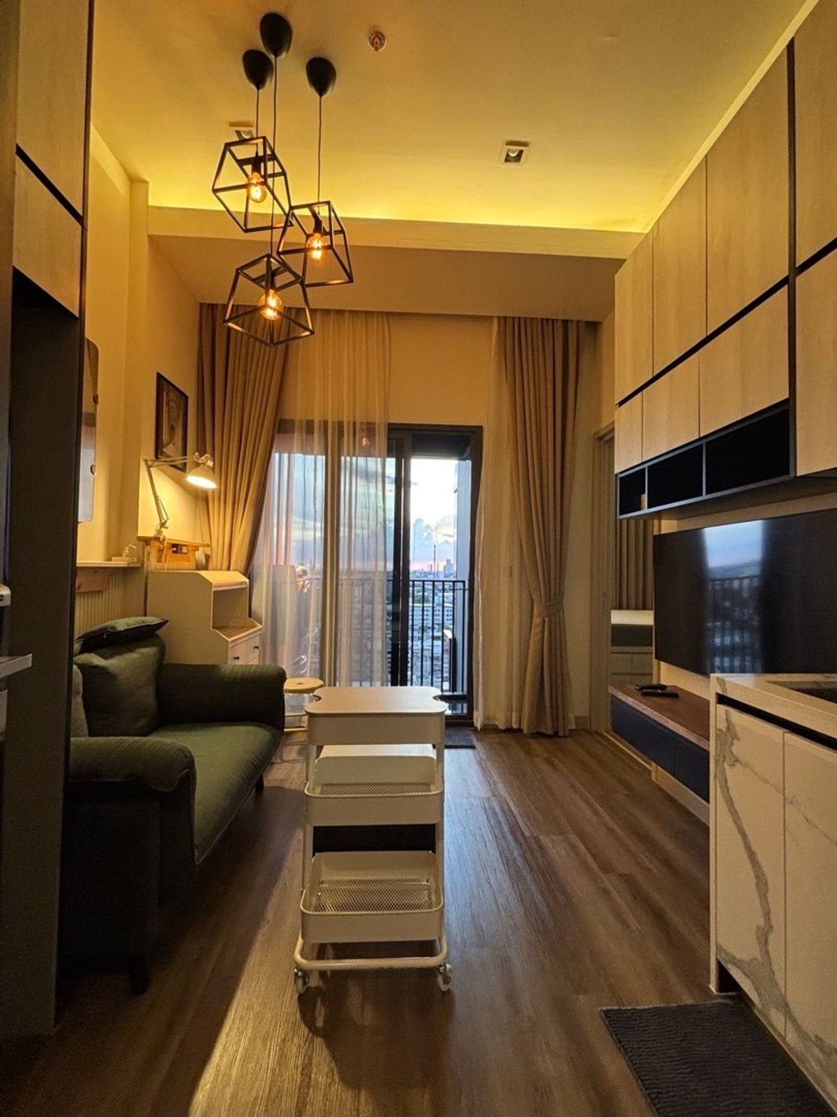 For RentCondoOnnut, Udomsuk : 🔥For urgent rent 🔥The Line 101, fully furnished, ready to move in, near Punnawithi BTS Station ❗