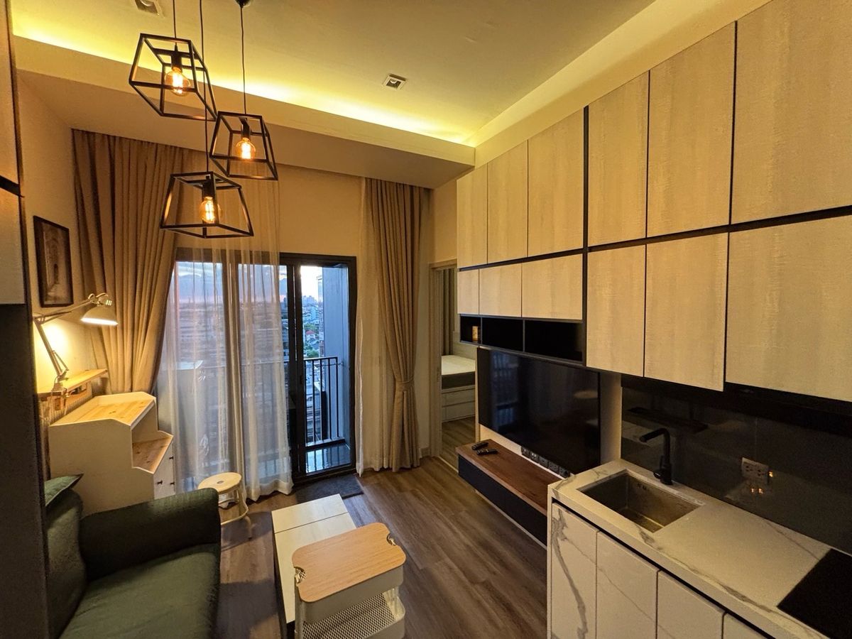 For RentCondoOnnut, Udomsuk : 🔥For urgent rent 🔥The Line 101, fully furnished, ready to move in, near Punnawithi BTS Station ❗