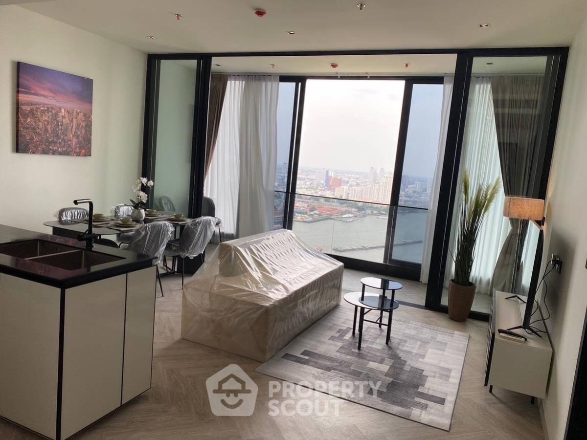 For RentCondoWongwianyai, Charoennakor : 2-BR Condo at Chapter Charoennakhorn - Riverside near BTS Krung Thon Buri