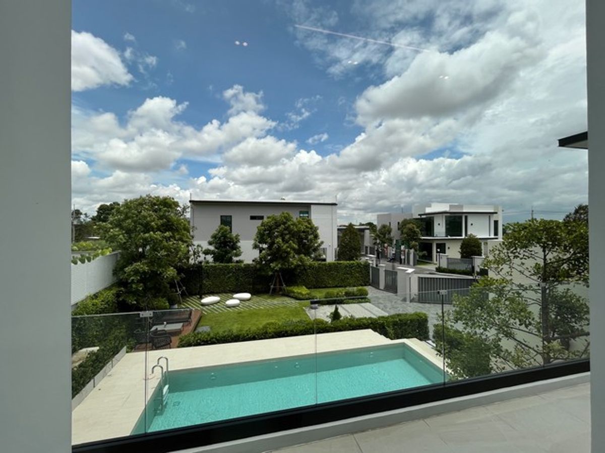 For SaleHousePinklao, Charansanitwong : For sale: Pool villa model home, The Master Ratchapruek - Pinklao project, luxury detached house, Private Pool Villa