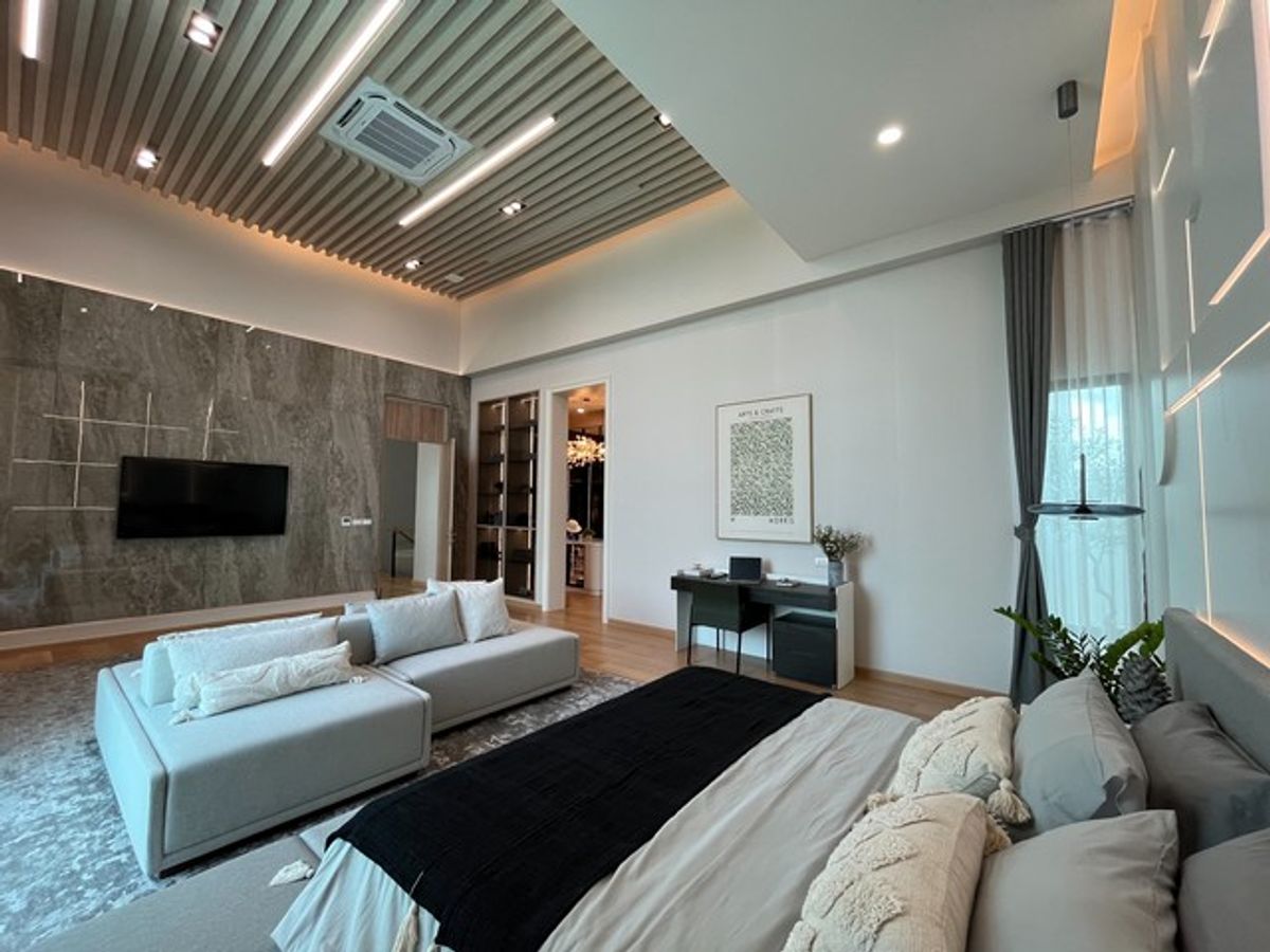 For SaleHousePinklao, Charansanitwong : For sale: Pool villa model home, The Master Ratchapruek - Pinklao project, luxury detached house, Private Pool Villa