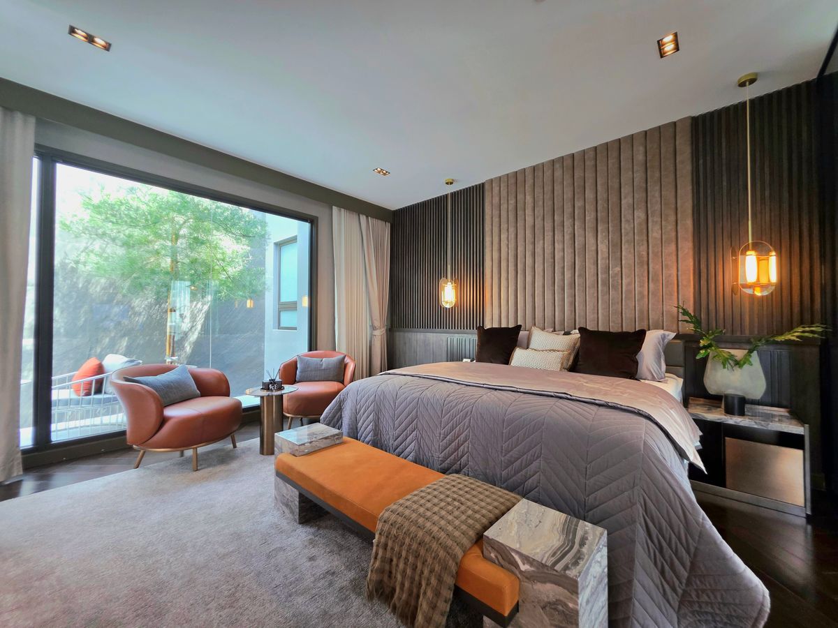 ขายบ้านเลียบทางด่วนรามอินทรา : 95E1 – Ninety Five East One 📞 092-690-5445 Curated Show Villa 846 ตร.ม. 160 Mb. พร้อม Man Cave Private Garage  Flagship Urban Sanctuary in Bangkok 