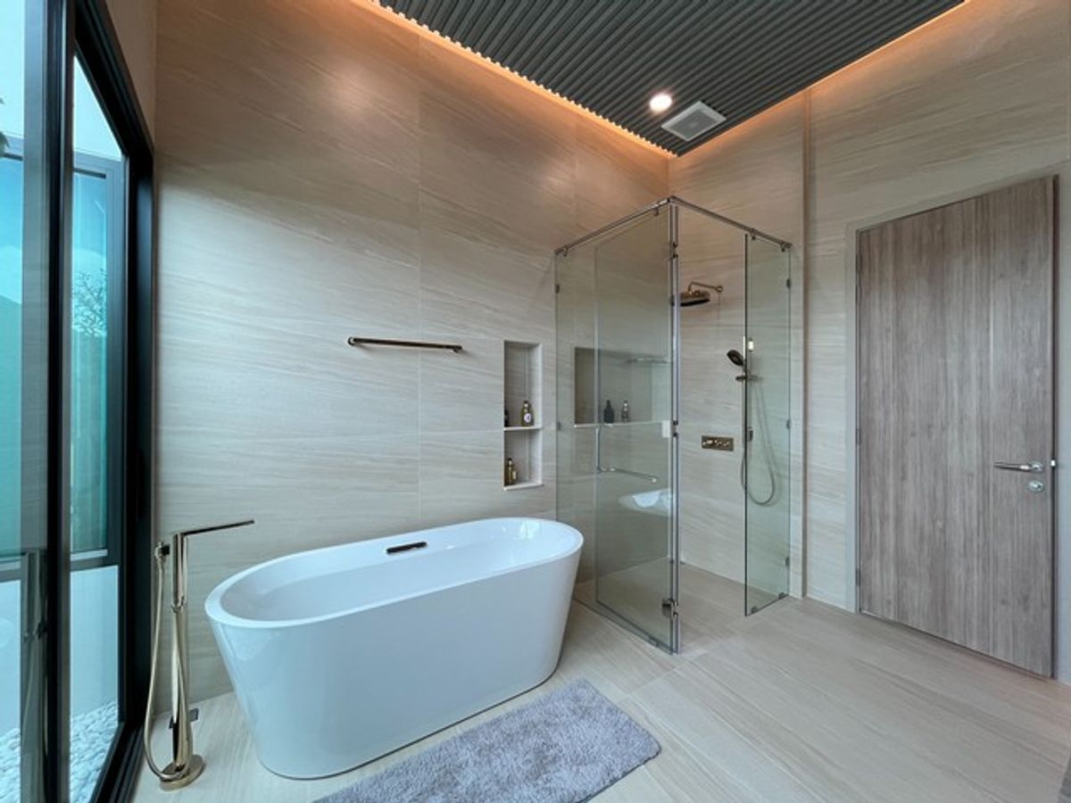 For SaleHousePinklao, Charansanitwong : For sale: Pool villa model home, The Master Ratchapruek - Pinklao project, luxury detached house, Private Pool Villa