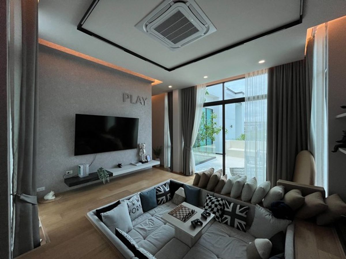 For SaleHousePinklao, Charansanitwong : For sale: Pool villa model home, The Master Ratchapruek - Pinklao project, luxury detached house, Private Pool Villa