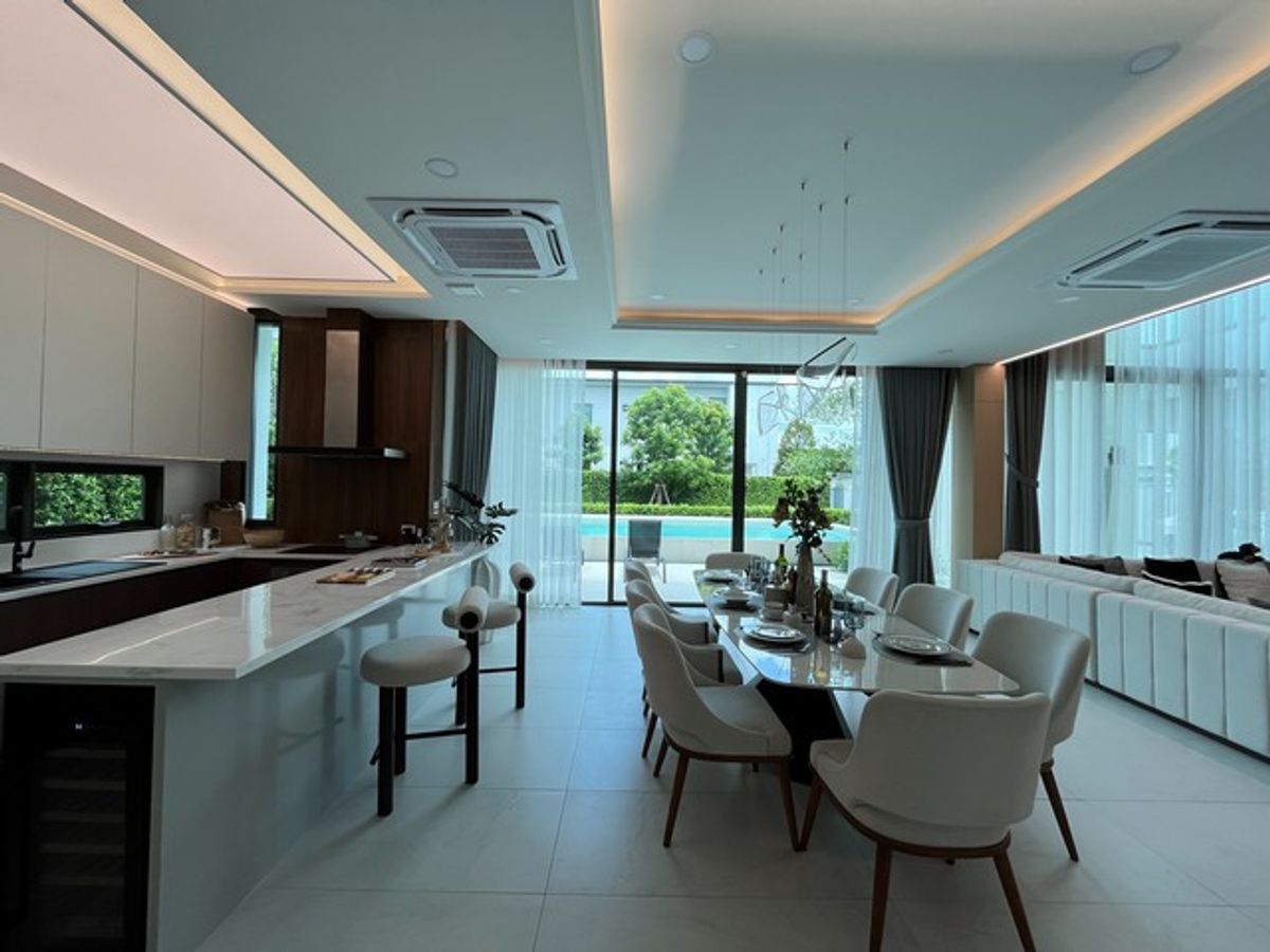 For SaleHousePinklao, Charansanitwong : For sale: Pool villa model home, The Master Ratchapruek - Pinklao project, luxury detached house, Private Pool Villa