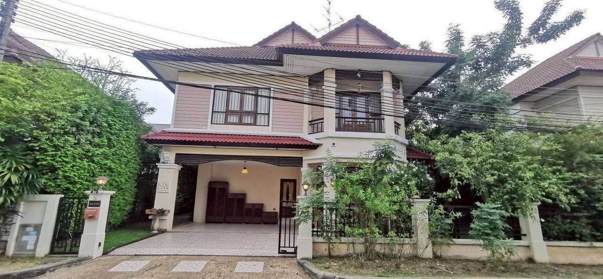For SaleHouseRattanathibet, Sanambinna : Single house for sale, beautiful, ready to move in, Viphawan Sanambinnam.