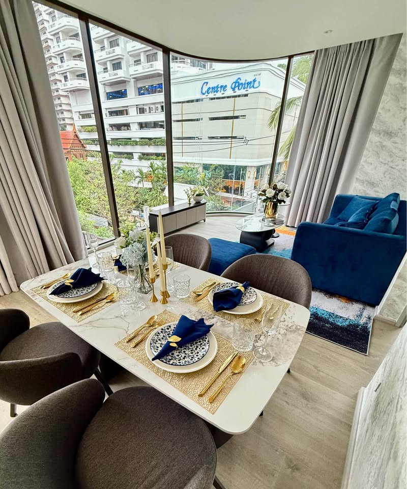 For RentCondoSukhumvit, Asoke, Thonglor : 🔥Urgent Rental🔥 Finn Asoke: Luxuriously decorated, fully furnished, ready to move in, near Benjakitti Park and BTS Asoke.