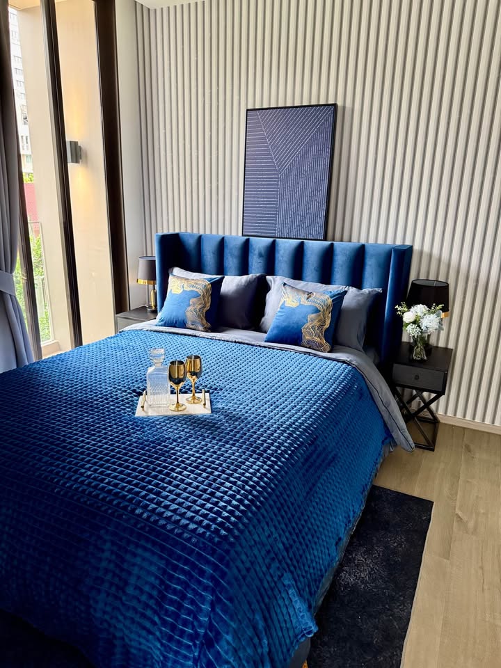 For RentCondoSukhumvit, Asoke, Thonglor : 🔥Urgent Rental🔥 Finn Asoke: Luxuriously decorated, fully furnished, ready to move in, near Benjakitti Park and BTS Asoke.