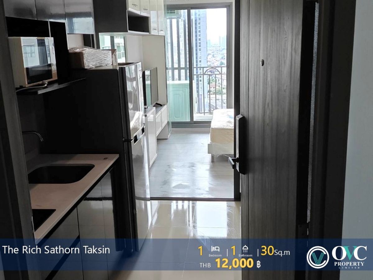 For RentCondoWongwianyai, Charoennakor : Rent @ The Rich Sathorn Taksin