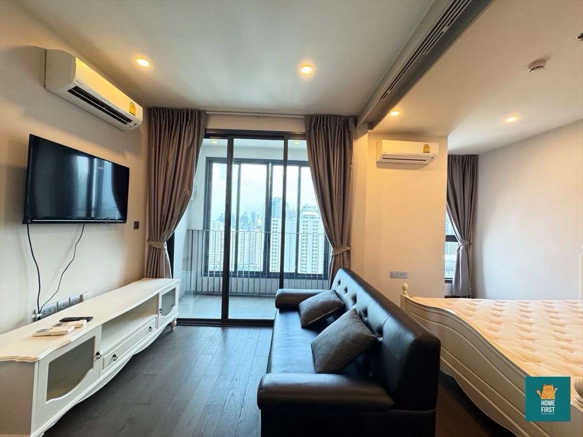 ให้เช่าคอนโดราชเทวี พญาไท : ให้เช่า Ideo q สยาม-ราชเทวี 1นอน 34ตรม. Privateลิฟท์ 20,000 บาท