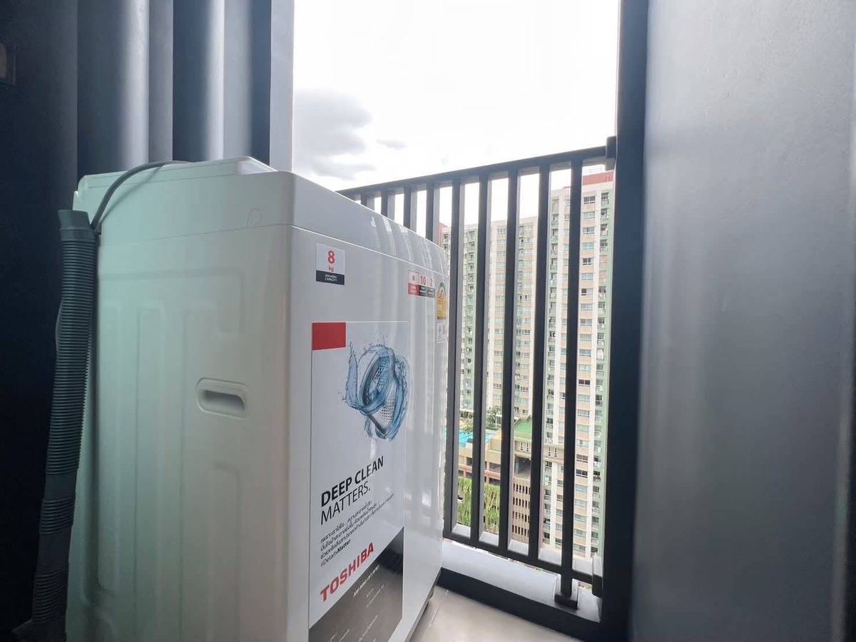 For RentCondoPattanakan, Srinakarin : For rent 📍 The Rich Rama 9 - Srinakarin 📍 Fully furnished and equipped with appliances, near Samitivej Hospital