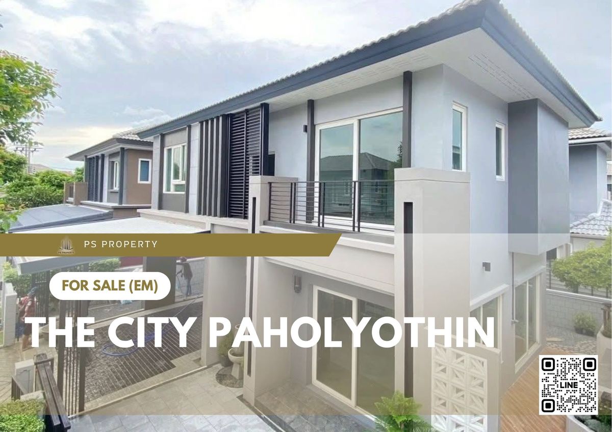 For SaleHouseNawamin, Ramindra : Urgent sale, single house 📍 The City Paholyothin 📍 3 bedrooms, 3 bathrooms, near Don Mueang Airport