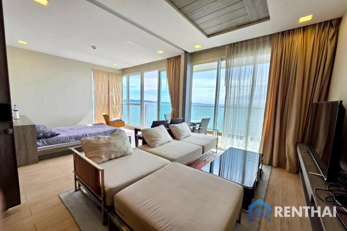 For SaleCondoPattaya, Bangsaen, Chonburi : Cetus Beach front Jomtien 2 bedroom 84 sqm Sea view special price for foregin name