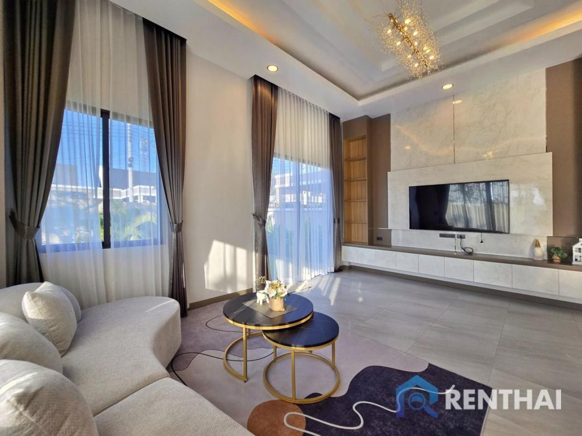 ขายบ้านพัทยา บางแสน ชลบุรี สัตหีบ : สำหรับ ขาย วิลล่า  ที่ โป่ง