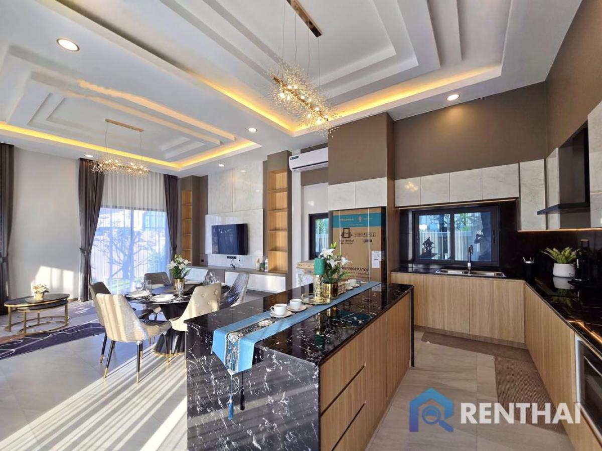 ขายบ้านพัทยา บางแสน ชลบุรี สัตหีบ : สำหรับ ขาย วิลล่า  ที่ โป่ง