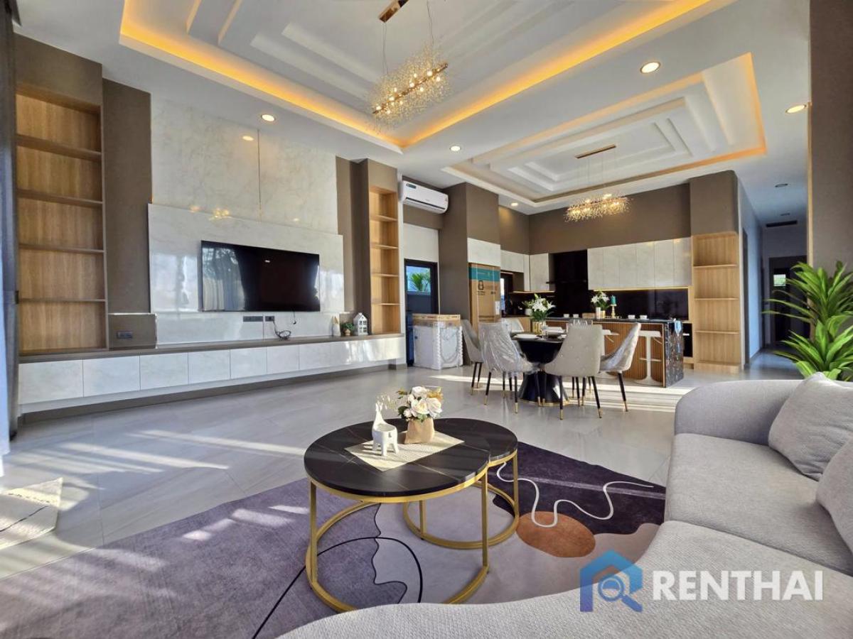 ขายบ้านพัทยา บางแสน ชลบุรี สัตหีบ : สำหรับ ขาย วิลล่า  ที่ โป่ง