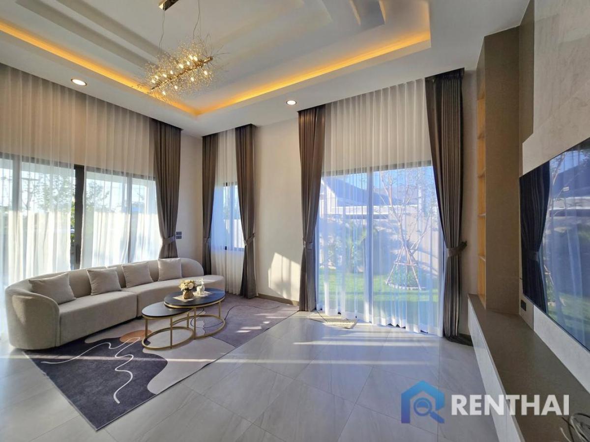 ขายบ้านพัทยา บางแสน ชลบุรี สัตหีบ : สำหรับ ขาย วิลล่า  ที่ โป่ง