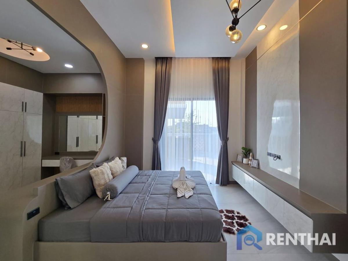 ขายบ้านพัทยา บางแสน ชลบุรี สัตหีบ : สำหรับ ขาย วิลล่า  ที่ โป่ง