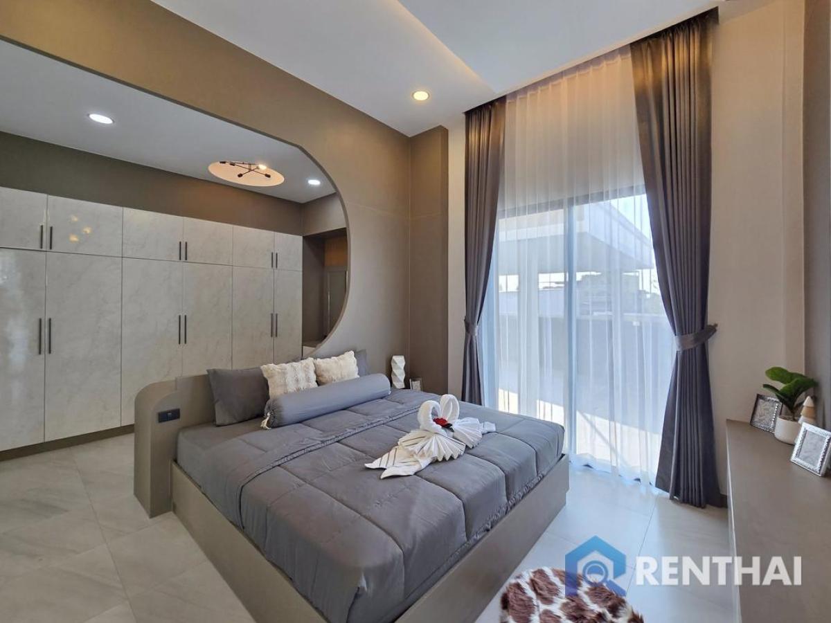 ขายบ้านพัทยา บางแสน ชลบุรี สัตหีบ : สำหรับ ขาย วิลล่า  ที่ โป่ง