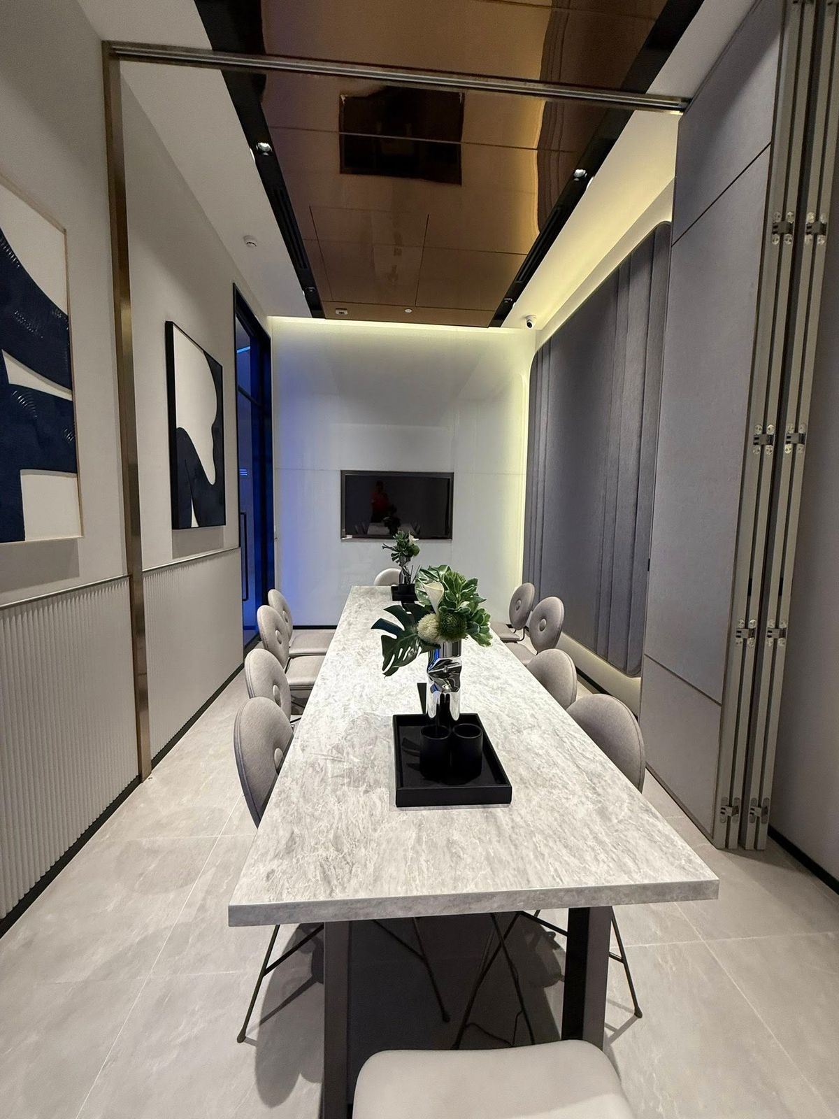 For RentCondoSeri Thai, Ramkhamhaeng Nida : For rent 📍 Ideo Ramkhamhaeng - Lam Sali Station 📍 Fully furnished and equipped, near MRT Lam Sali Intersection