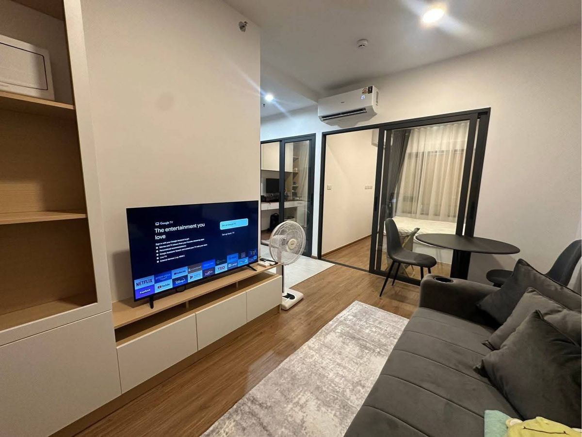 For RentCondoRamkhamhaeng, Hua Mak : For rent ✨ The Livin Ramkhamhaeng ✨ near MRT Interchange Lamsalee, fully furnished and equipped with appliances