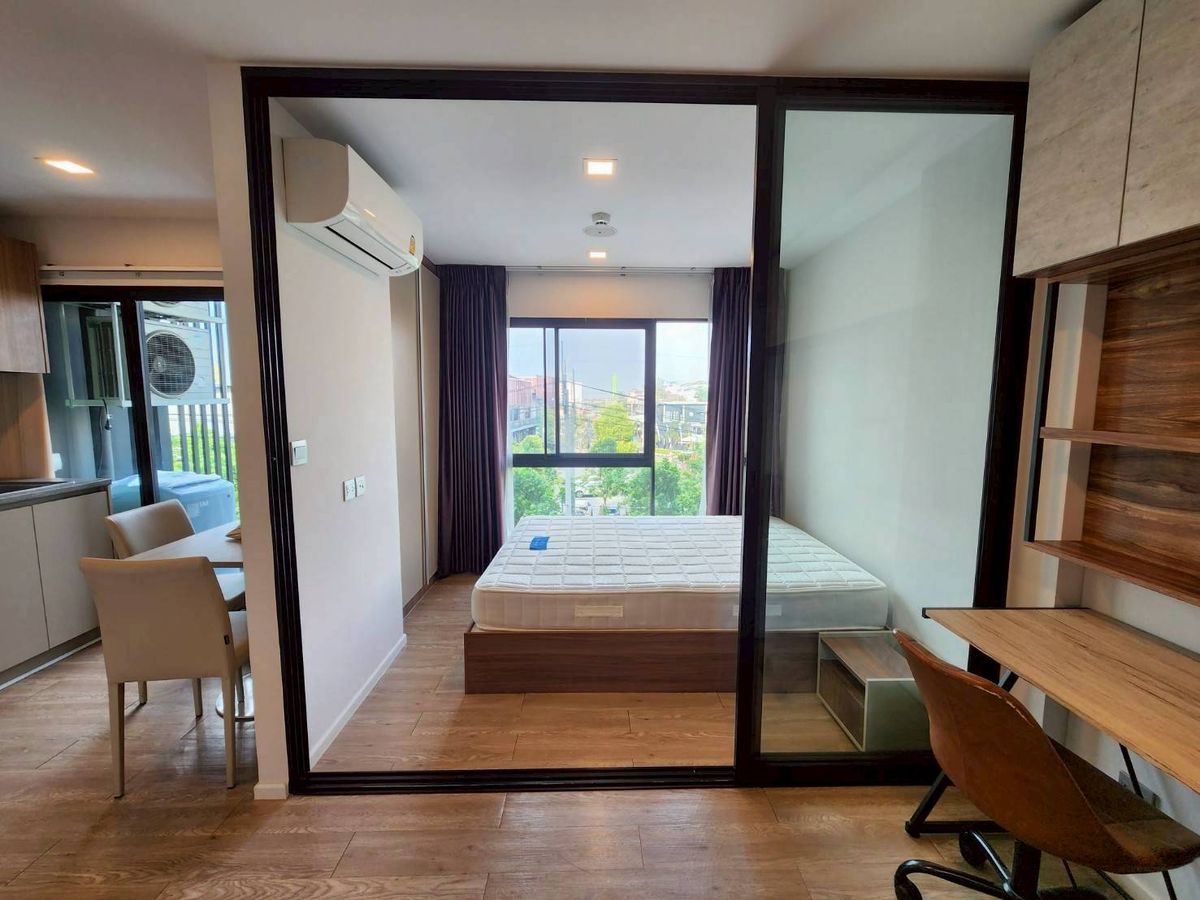 ให้เช่าคอนโดปทุมธานี รังสิต ธรรมศาสตร์ : 🏡 ให้เช่า Kave Town Space 💖 ครัวแยก  ✨ ตึก B ชั้น 4 ใกล้ Mingle Mall ✅️ พร้อมเข้าอยู่