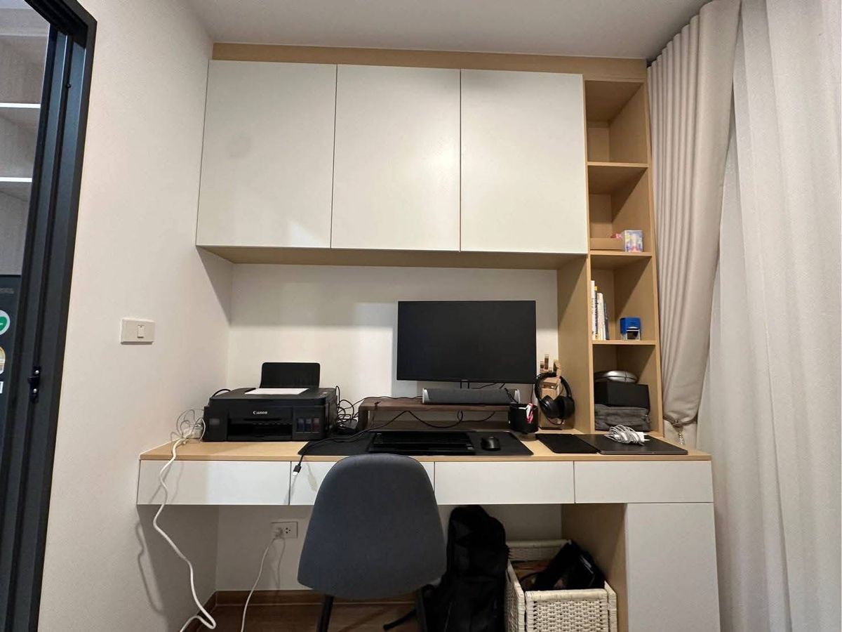 For RentCondoRamkhamhaeng, Hua Mak : For rent ✨ The Livin Ramkhamhaeng ✨ near MRT Interchange Lamsalee, fully furnished and equipped with appliances