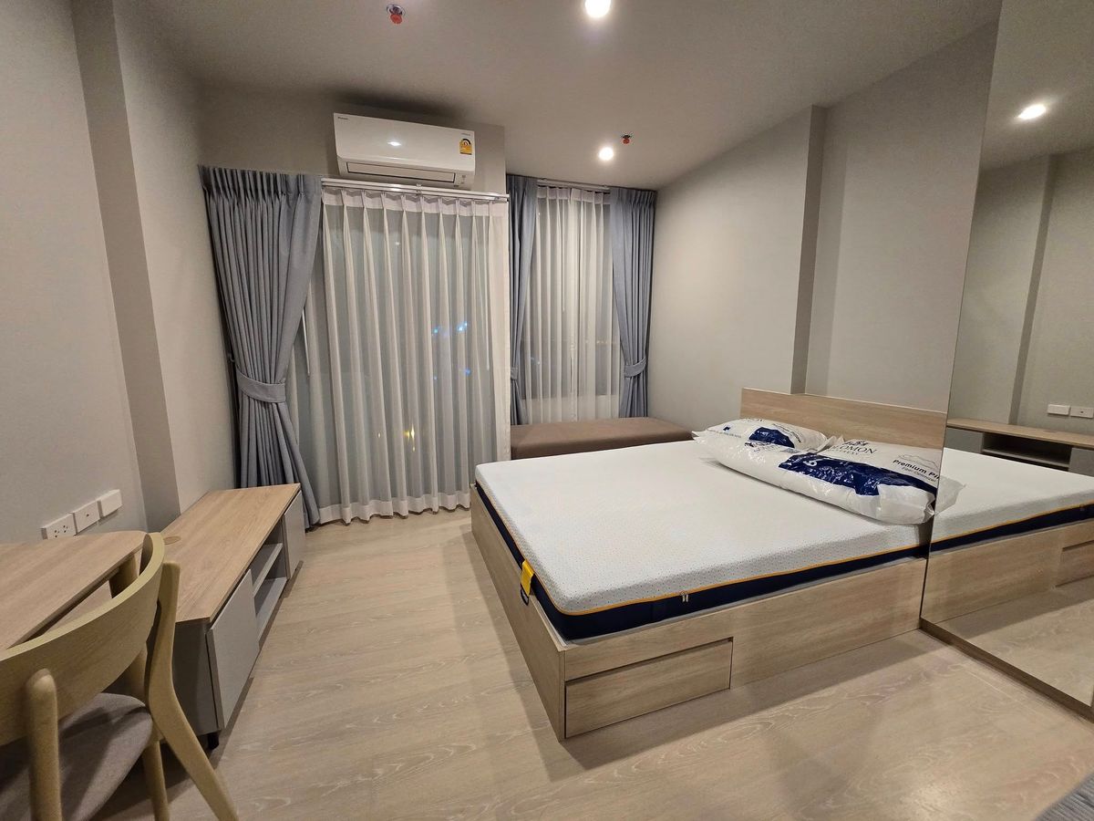 For RentCondoBangna, Bearing, Lasalle : 🔴8,600฿🔴 Noble New Mega Plus Bangna ✅ near Mega Bangna, happy to serve 🙏If interested, contact 𝙇𝙄𝙉𝙀 (reply very quickly): 📱 Property code​ 6810-0807📱: Line ID:@bbcondo88