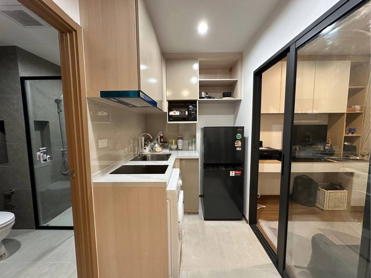 For RentCondoRamkhamhaeng, Hua Mak : For rent ✨ The Livin Ramkhamhaeng ✨ near MRT Interchange Lamsalee, fully furnished and equipped with appliances