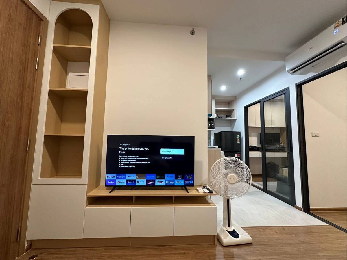 For RentCondoRamkhamhaeng, Hua Mak : For rent ✨ The Livin Ramkhamhaeng ✨ near MRT Interchange Lamsalee, fully furnished and equipped with appliances