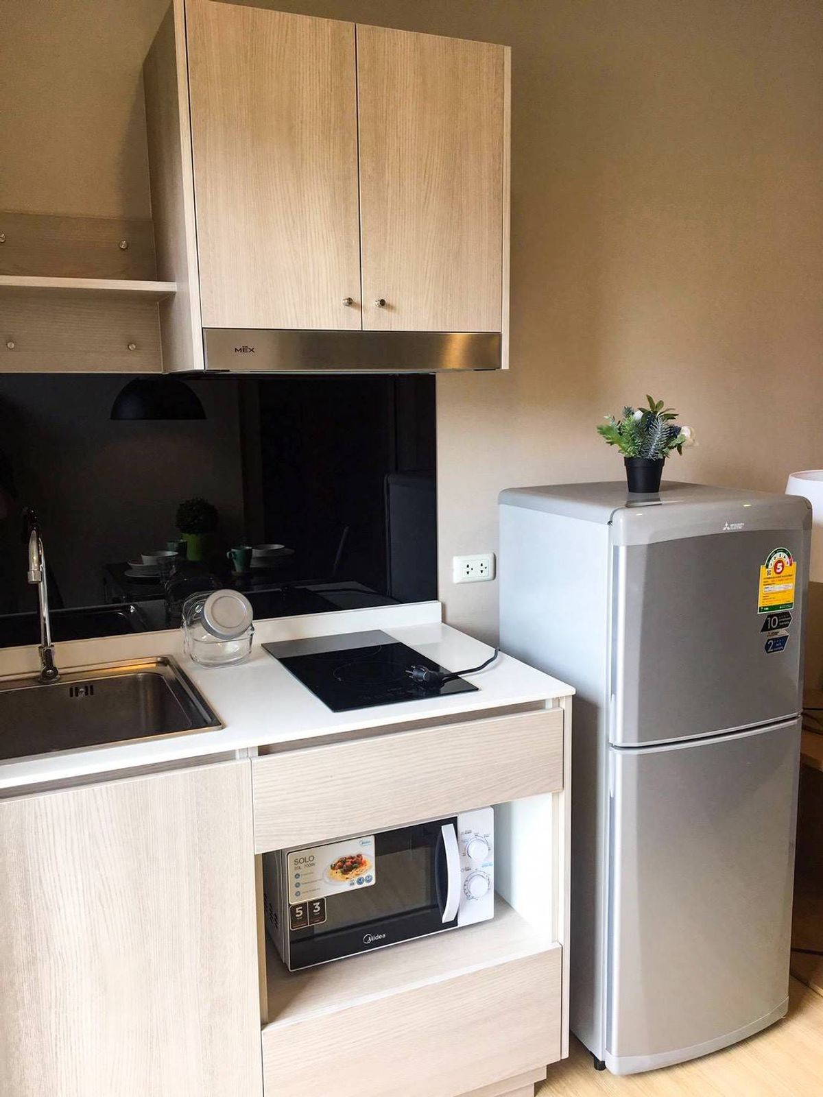 For RentCondoOnnut, Udomsuk : Beautiful room, beautiful room, rent 1 bedroom, 1 bathroom, The Tree onnut Station