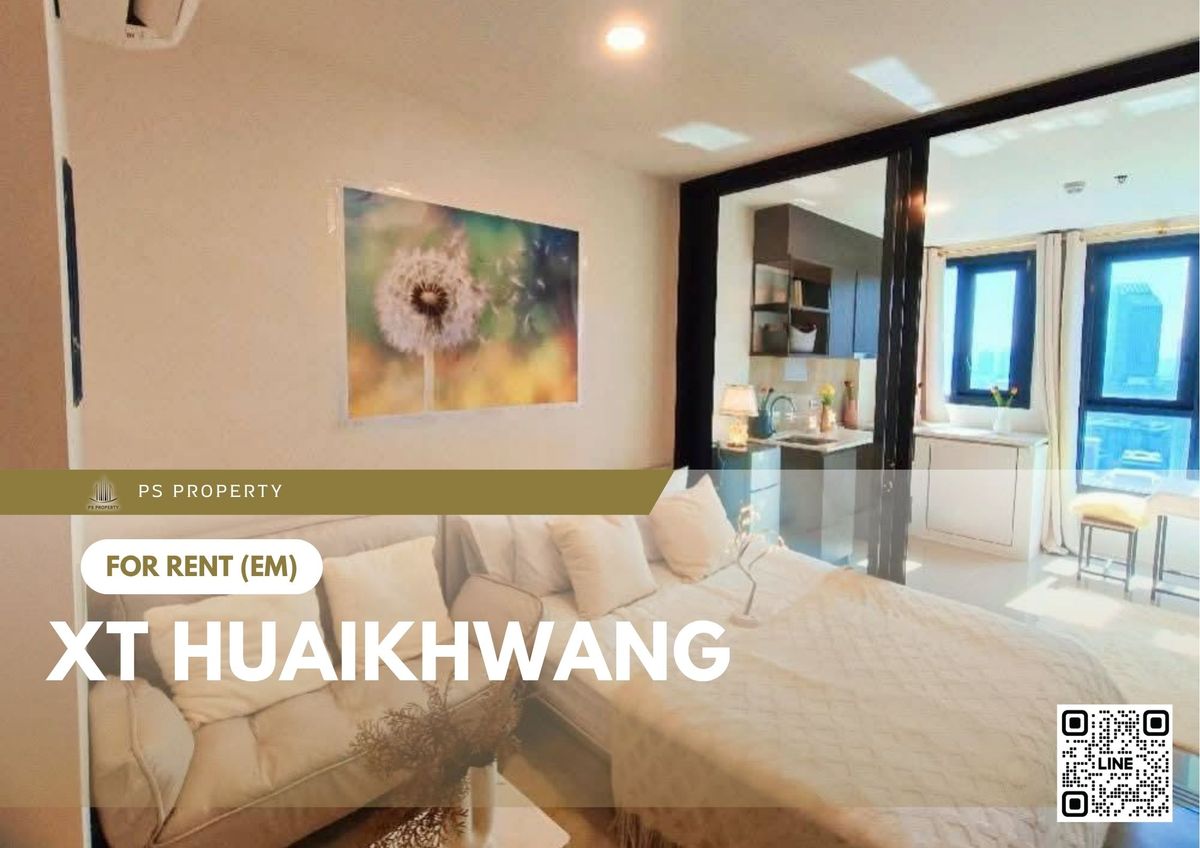ให้เช่าคอนโดรัชดา ห้วยขวาง : ให้เช่า ✨ XT HUAIKHWANG ✨ เฟอร์นิเจอร์ และ เครื่องใช้ไฟฟ้าครบ ใกล้ MRT ห้วยขวาง