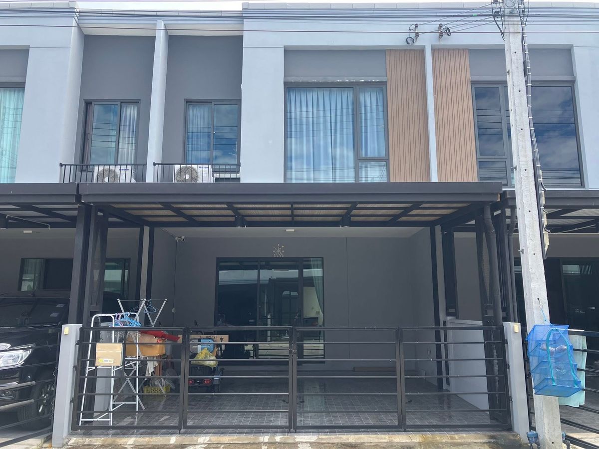 ให้เช่าทาวน์โฮมมหาชัย สมุทรสาคร : ให้เช่าทาวน์โฮม พลีโน่ เพชรเกษม-สาย4 ตกแต่งมินิมอล ใกล้เดอะมอลล์บางแค