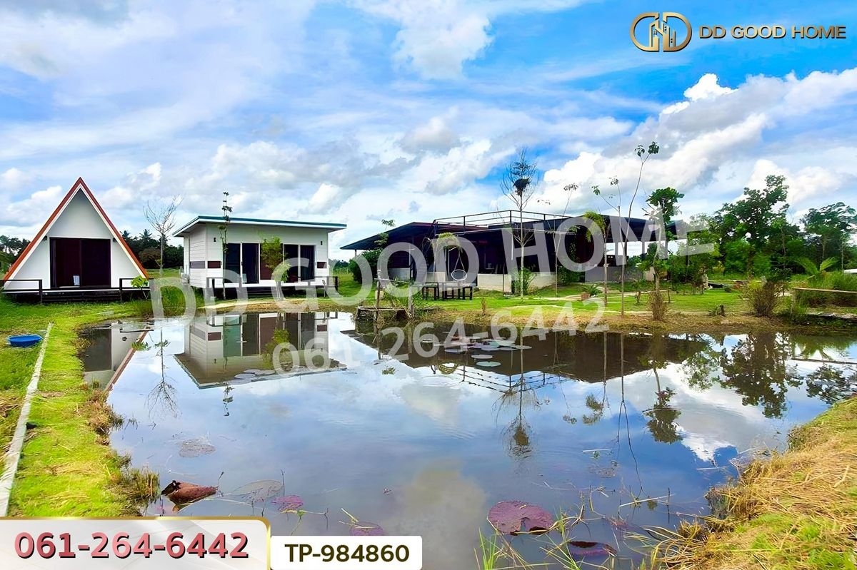 ขายที่ดินชัยนาท : NI-984860 ที่ดินพร้อมบ้านเดี่ยวหนองมะโมง 1 ไร่ (บ้านกลางนาโฮมสเตย์) ชัยนาท ใกล้โลตัส ชัยนาท