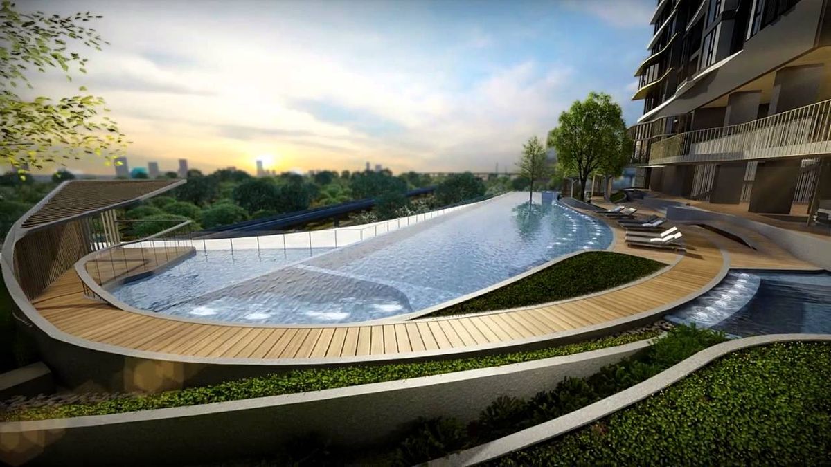 For SaleCondoSapankwai,Jatujak : Condo for sale, The Line Chatuchak-Mochit, 40th floor, 26.35 sq m, Chomphon, Chatuchak District, Bangkok, near BTS Mochit, MRT Chatuchak.