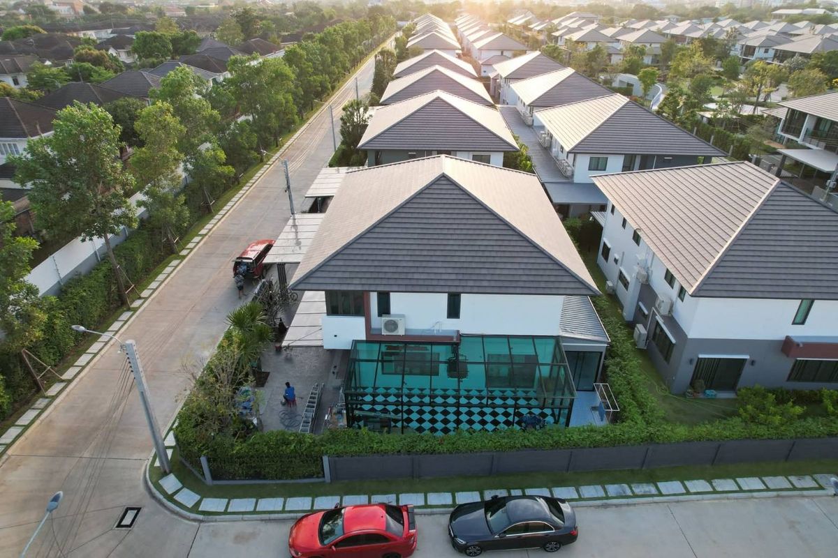 For SaleHousePhutthamonthon, Salaya : Single house for urgent sale ✨ Setthasiri Thawiwatthana ✨ 4 bedrooms, 5 bathrooms, near Si Rat Expressway