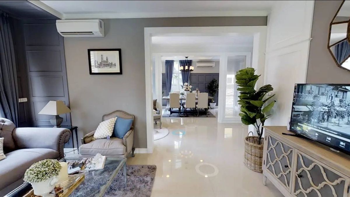 ให้เช่าบ้านนวมินทร์ รามอินทรา : บ้านเดี่ยวให้เช่า 📍 Milton Residence Ramintra 📍 3 ห้องนอน 3 ห้องน้ำ เฟอร์นิเจอร์ และ เครื่องใช้ไฟฟ้าครบ 