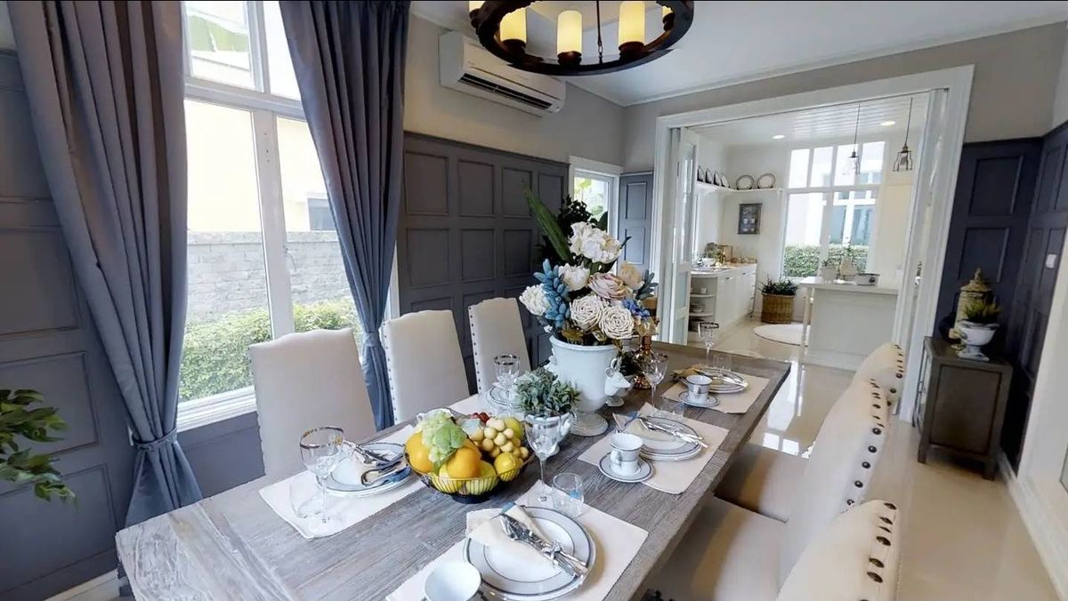 ให้เช่าบ้านนวมินทร์ รามอินทรา : บ้านเดี่ยวให้เช่า 📍 Milton Residence Ramintra 📍 3 ห้องนอน 3 ห้องน้ำ เฟอร์นิเจอร์ และ เครื่องใช้ไฟฟ้าครบ 