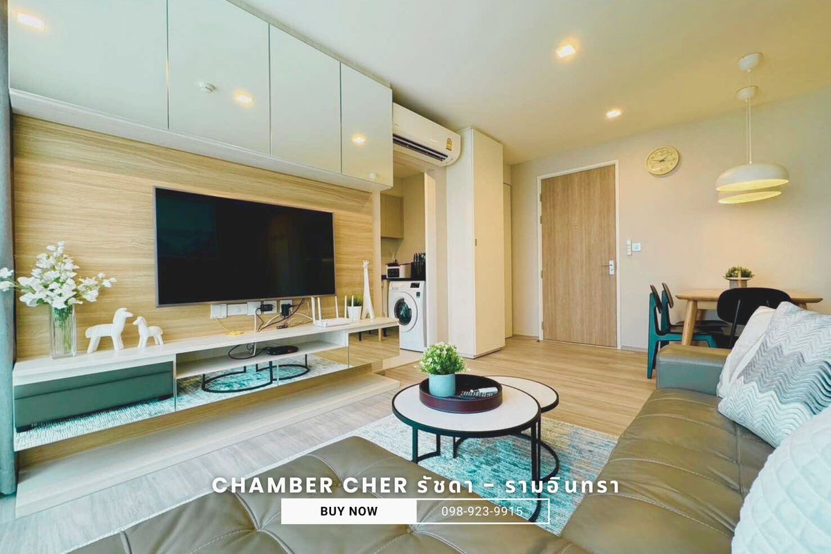 For SaleCondoNawamin, Ramindra : Below-Market Sale! Chambers Cher Ratchada–Ramintra 2 bedroom only 3.99MB 